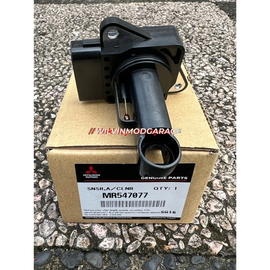 Genuine Mass Air Flow Sensor 2005-2023 Mitsubishi Triton L200 MR547077 OEM Part - Image 1 of 4