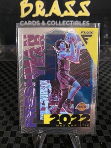 Max Christie 2022-23 Flux Freshman Year Rookie Card No. 23 Los Angeles Lakers