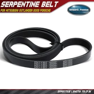 72.17 in Serpentine Belt for Mitsubishi Outlander 2003 Porsche 718 Boxster GAS - Picture 1 of 10