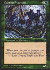 Panther Warriors X4 (Visions) MTG (NM) *CCGHouse* Magic