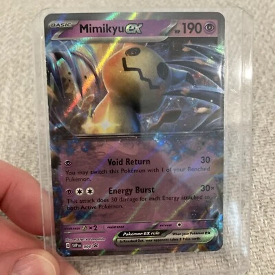 Mimikyu ex 004 Sv: Scarlet & Violet Promo Cards Holo NM/M - Image 1 of 4