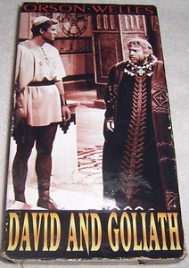 David and Goliath VHS Video Orson Welles - Picture 1 of 2
