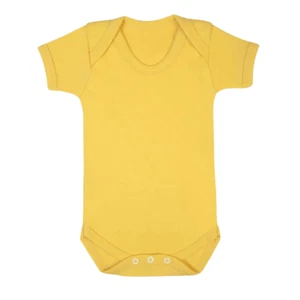 Body amarillo bebé crece - bebé prematuro - 18 meses - 100 % algodón amarillo crecimiento bebé - Imagen 1 de 5