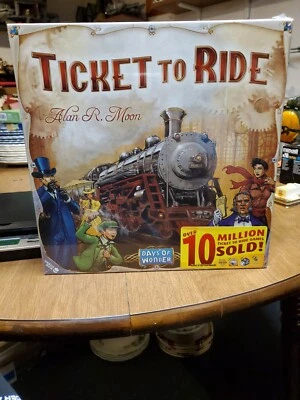 Alan R Moon Ticket to Ride Train Adventure Board Game - New / Sealed - Image 1 of 2