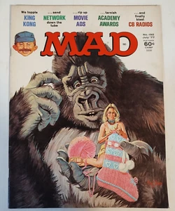 Mad Magazine No. 192 July 1977 Topple King Kong Movie Ads CB Radios Network Down - Picture 1 of 6