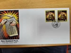 New zealand stamps  FDC 1996 2 votes  - Picture 1 of 2