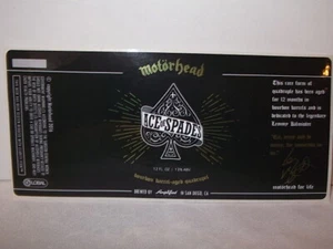 LEMMY KILMISTER MOTORHEAD BEER LABEL RAINBOW BAR AND GRILL SUNSET STRIP - Picture 1 of 7