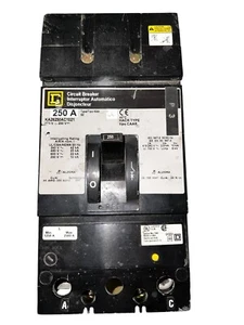 Square D - KA26250AC1021 Circuit Breaker 2 POLE 250 AMP - Picture 1 of 6