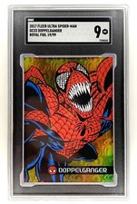 2017 Fleer Ultra Marvel Spider-Man Royal Foil Doppelganger 19/99 GC23 SGC 9 NM