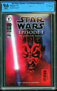 Star Wars Episode I The Phantom Menace #3 CBCS 9.6 1st Darth Maul Mace Windu CGC - Picture 1 of 2