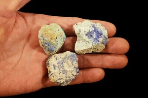 CHRYSOCOLA 1 1/2" 3 Piezas Muestra Mineral de Roca Áspera Chakra Cristal Curativo - Imagen 1 de 1
