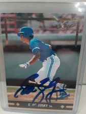 Eddie Zosky Toronto Blue Jays Signature Autographed Card Rc $1.08 S&H Opt.