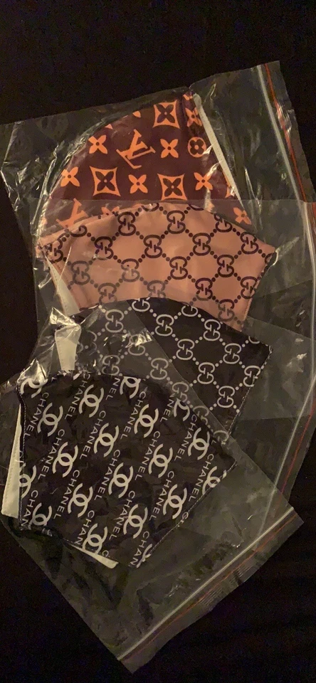 4 x Face Mask 100% Cotton Silk - Image 1 of 1