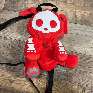Skelanimals Dax The Dog Plush Backpack Hot Topic RARE good Condition - Picture 1 of 5