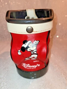 Disney Mickey Mouse 99 Holes of Golf Mini Bag Desk Caddy Pen Pencil Cup Holder - Picture 1 of 9