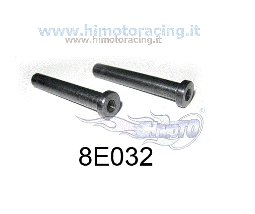 820021 8E032 COPPIA DI ALBERINI STERZATA SUPPORTI NYLON 2pz HIMOTO MODEL RC 1/8 - Immagine 1 di 1