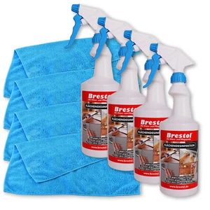 (16,63€/L) 4x 750 ml Flächen-Desinfektion Desinfektionsmittel + Mikrofasertücher - Bild 1 von 4