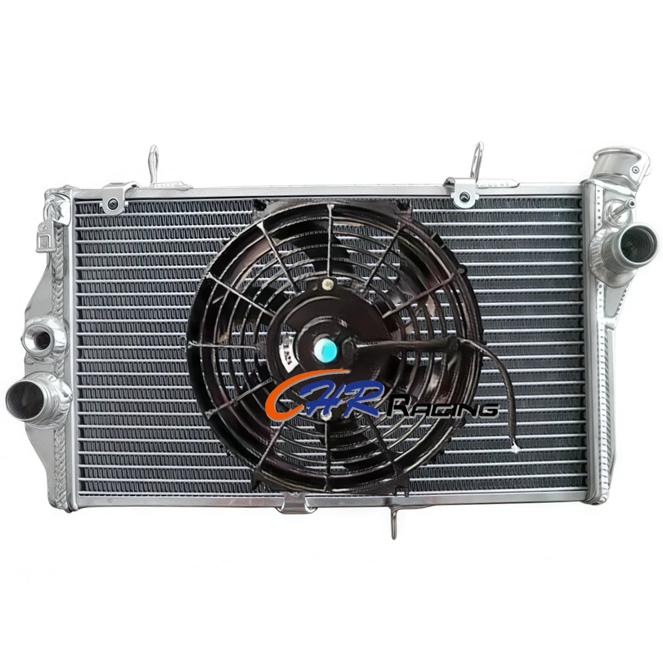Radiador de aluminio + ventilador para Honda CBR1100XX 1997-2000 Blackbird inyección de combustible Foto 1 de 4