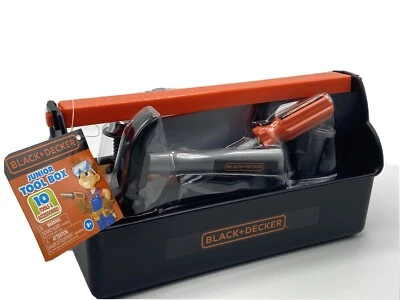 BLACK AND DECKER JUNIOR MY FIRST TOOL BOX KIDS TOY BY JAKKS PACIFIC NEW - Изображение 1 из 4