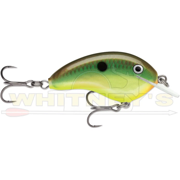 Iscas de pesca Rapala OG Series, minúsculas 04 - 2-1/4" - sombra verde cobre quente - Imagem 1 de 1