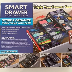 Smart Drawer Multi Level Drawer Organizer - Triple Your Space - Picture 1 of 2