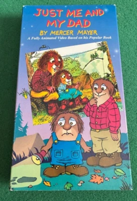 Just Me And My Dad MERCER MAYER Little Critter VHS + FREE DVD - Image 1 of 2