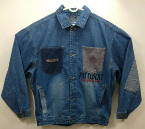 De colección Hombres FUBU Platino Fat Albert and the Junk Yard Gang Chaqueta Tarjetas de Poker XL - Imagen 1 de 11