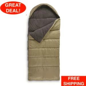 Kapuzenschlafsack Fleece gefüttert 0 Null Grad Outdoor Winter Camping Reise - Bild 1 von 12