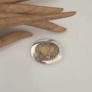 CINTURÓN MODERNISTA DE PIEDRA MOOKAITE DE COLECCIÓN PLATA ESTERLINA DE COLECCIÓN 925 - Imagen 1 de 5