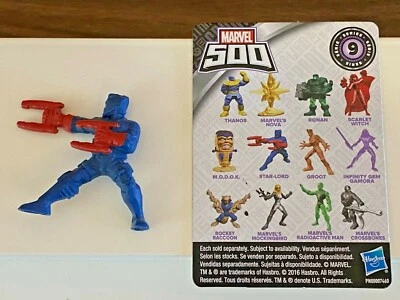 Marvel 500 Series 9 2016 rojo azul Starlord Gotg 2" microfigura suelta Foto 1 de 2