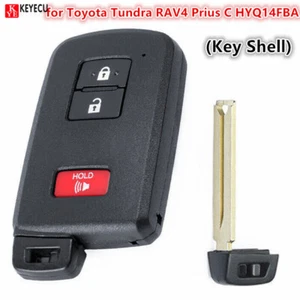 for Toyota Tundra RAV4 Prius C Keyless Smart Remote Key Shell Case Fob HYQ14FBA - Foto 1 di 5