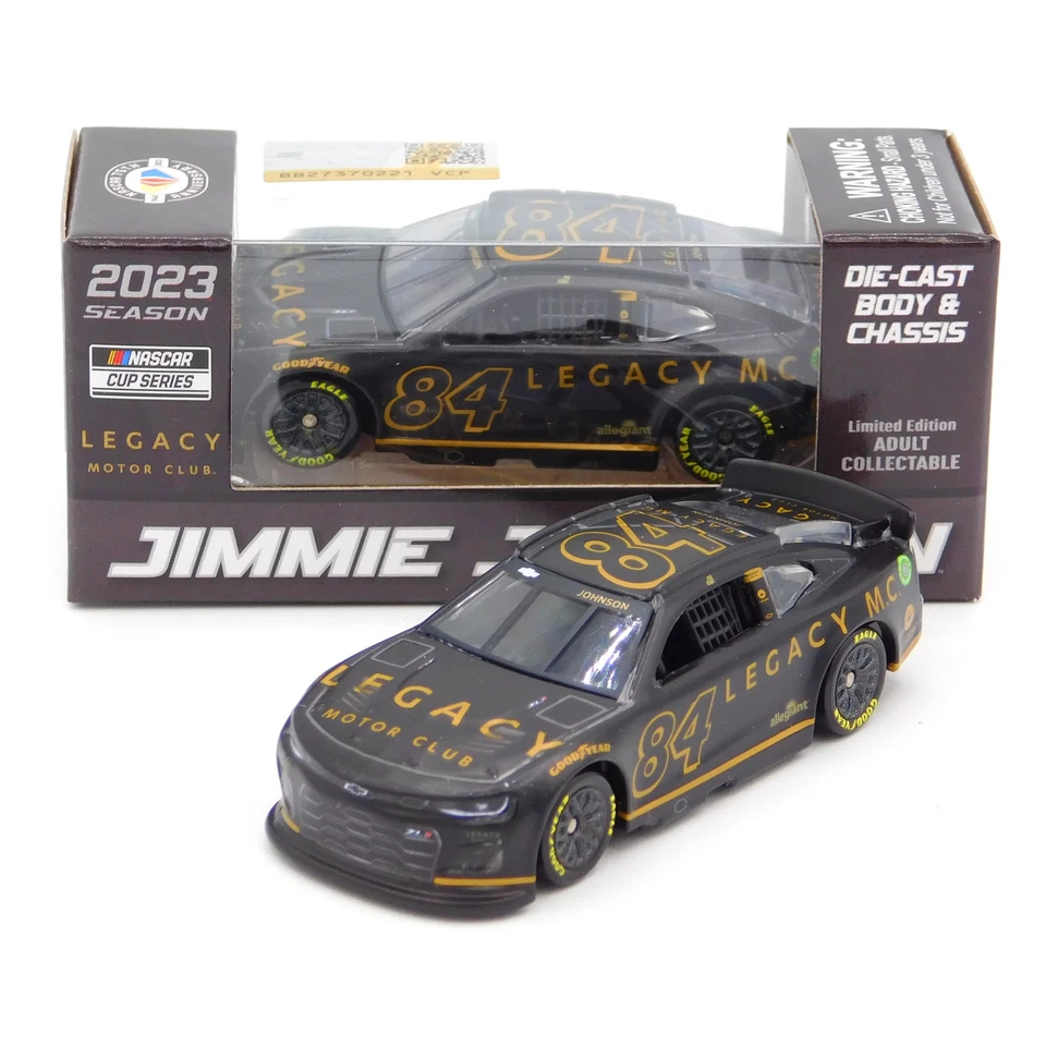 Jimmie Johnson 2023 Legacy Motor Club carro de teste chassi fundido 1:64 Nascar - Imagem 1 de 4