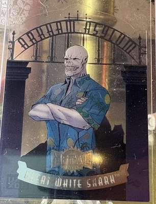 2025 SkyBox Metal Universe Batman #AA18 Great White Shark, Arkham Asylum Acetate - Image 1 of 2