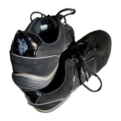 Zapatillas deportivas negras para mujer U.S. Polo Assn talla 8,5 M ligeras para correr MYSTIKA Foto 1 de 4