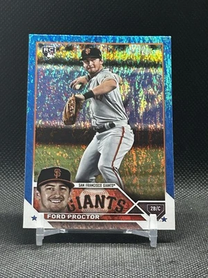 2023 Topps Series 2 Blue Foil #472 Ford Proctor RC SN /999 Giants  🔥⚾️🔥 - Image 1 of 2