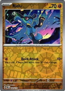 Riolu Reverse Holo 050/131 SV: Prismatic Evolutions NM - Picture 1 of 2