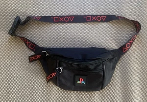 Official Black & Red Sony PlayStation Controller Symbols Belt/Fanny Pack - Picture 1 of 4
