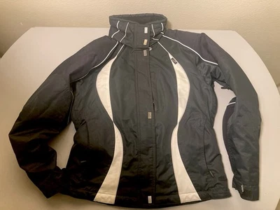 Parka Obermeyer para mujer 6 negra sistema meteorológico Ridgeline impermeable deportes de nieve Foto 1 de 4