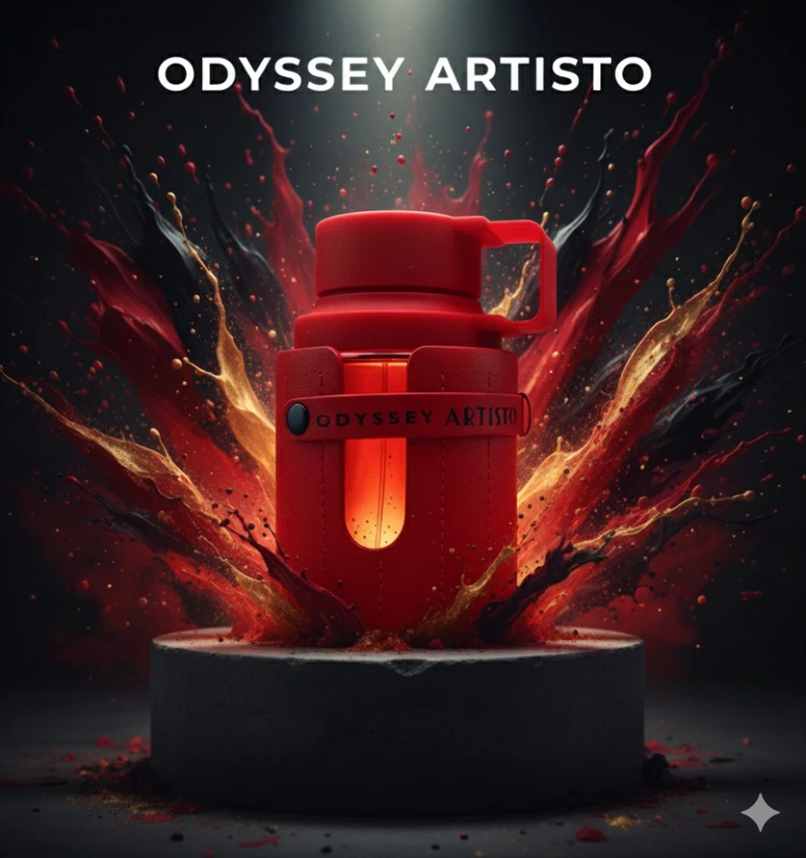 Perfume Odyssey Artisto The Red Edition de Armaf EDP para hombre nuevo lanzamiento 100 ml Foto 1 de 1