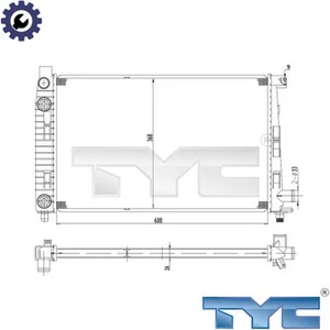 RADIATOR ENGINE COOLING 721-0012 FOR MERCEDES-BENZ A-CLASS/VANEO 2.1L 4cyl - Picture 1 of 6