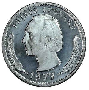 HUTT RIVER PROVINCE 5 Cents 1977 Proof 'Prince Leonard' Mtg 1,000 - Picture 1 of 2