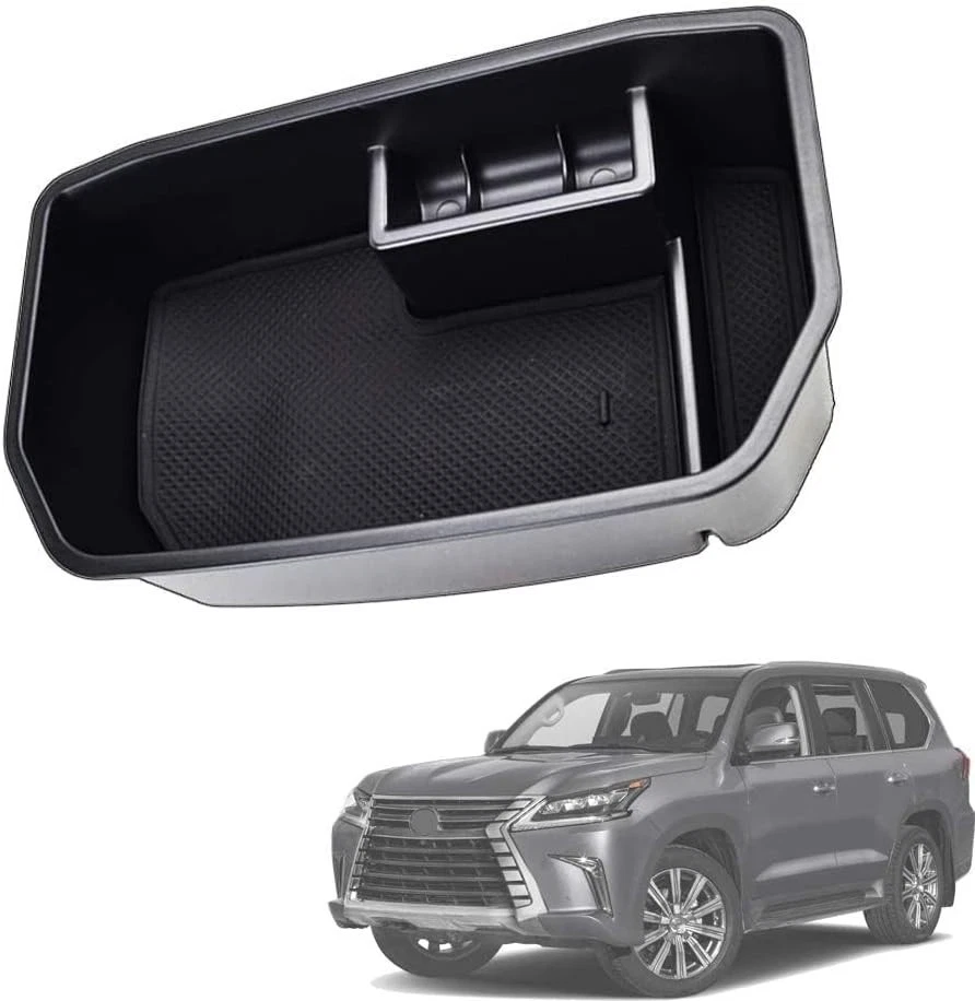 Toyota Land Cruiser J200 Lexus LX570 Console Organizer Armrest Storage Tray 08-2 Foto 1 de 4
