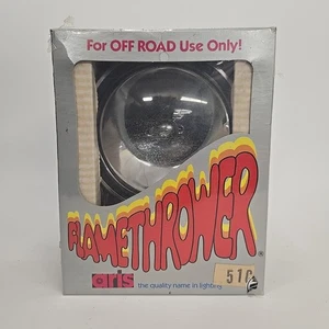 Aris Flamethrower Chrome Off Road Light 51c New Old Stock - Foto 1 di 5