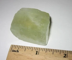 1.25" BEAUTIFUL SMALL NATURAL ROUGH GREEN APOPHYLLITE CRYSTAL INDIA ~ 42.1grams - Imagen 1 de 6