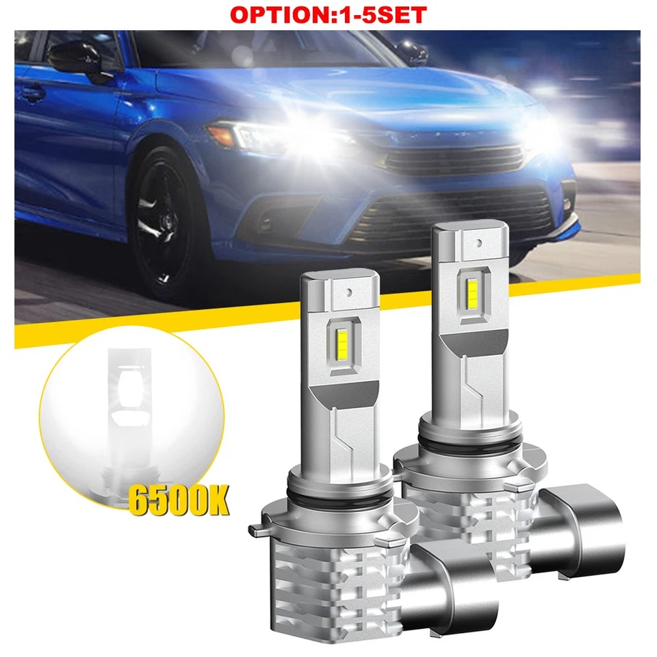 AUXITO 9006 LED Headlight Bulb Conversion Kit Low Beam White Super Bright 6500K - Image 1 of 4