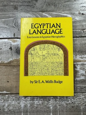 1983 Vintage Ancient Egyptian Language Book “Egyptian Language” - Image 1 of 4