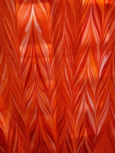 Vintage 1970's Art Deco 100% Polyester Multi Colored 13"x58 ''Oblong Scarf - Picture 1 of 20