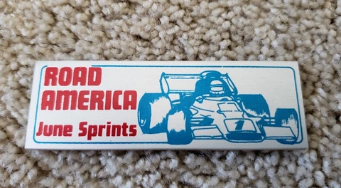 Road America 1973 June Sprints Road Races Dash Plaque Elkhart Lake SCCA SVRA Cover