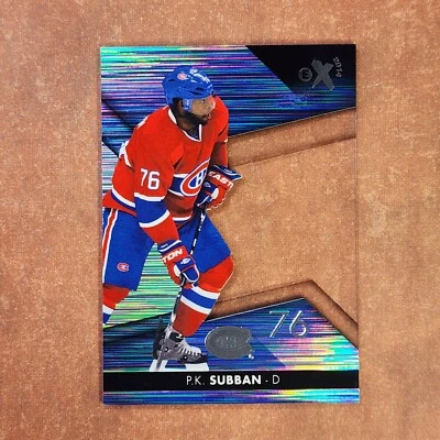5-03-12 PWE-THICK Stock Photo . 2014-15 fleer ultra ex #27 p.k. pk subban READ - Image 1 of 2