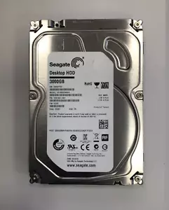 Disco duro de escritorio SATA ST3000DM001 3 TB Seagate Barracuda 3,5 pulgadas 7,2 K 6,0 Gb/S - Imagen 1 de 3